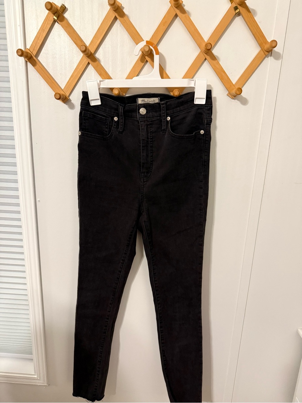 Madewell Black High-Rise Skinny Jeans